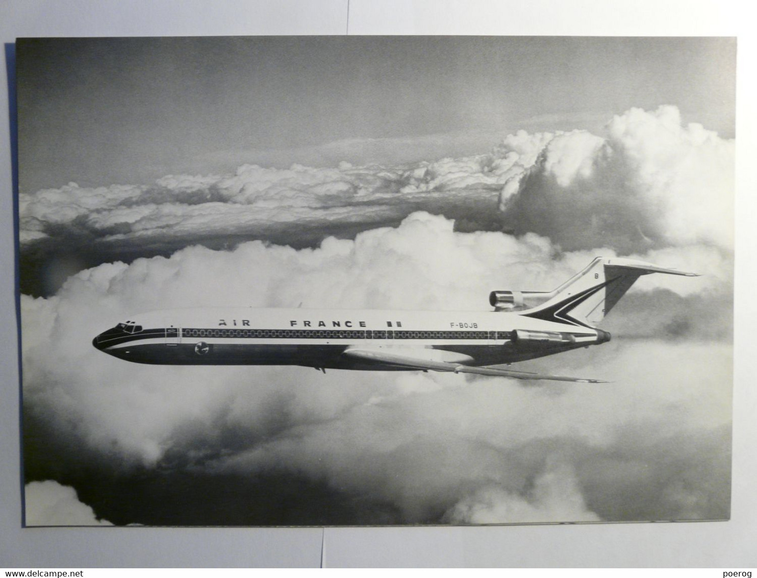 8 PHOTOS AVIONS AIR FRANCE DANS LEUR ENVELOPPE - SERVICE INFORMATION 1974 - CONCORDE BOEING 747 AIRBUS A300 CARAVELLE - Airplanes