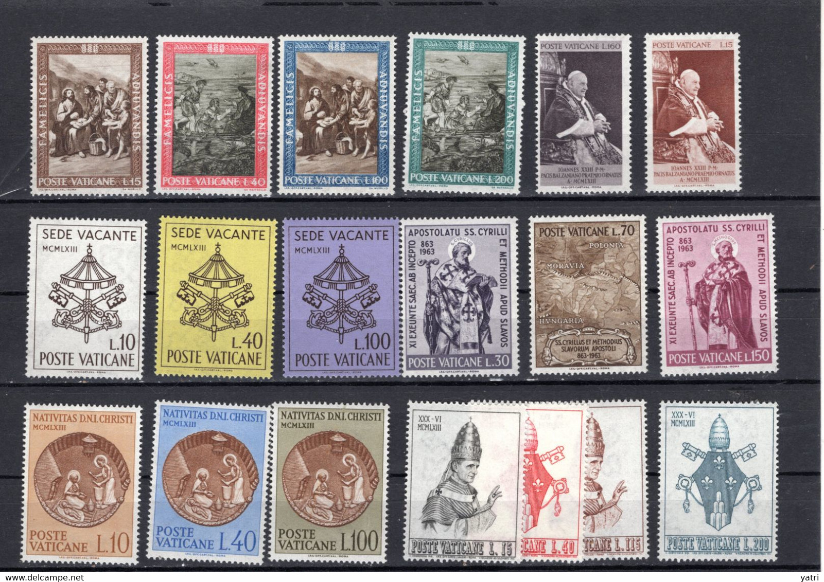 Vaticano - 1963 - Annata Completa / Complete Year Set ** - Annate Complete