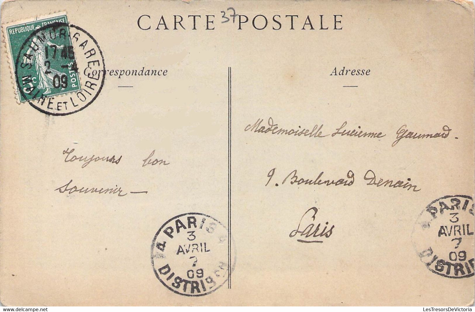 CPA France - Indre Et Loire - Loches - La Tour Saint Antoine - XVIe S. - Collection N. D. Phot. - Oblitérée 1909 - Loches
