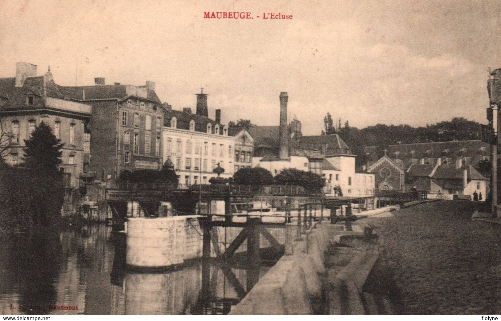 Maubeuge - L'écluse Et Le Canal - Maubeuge