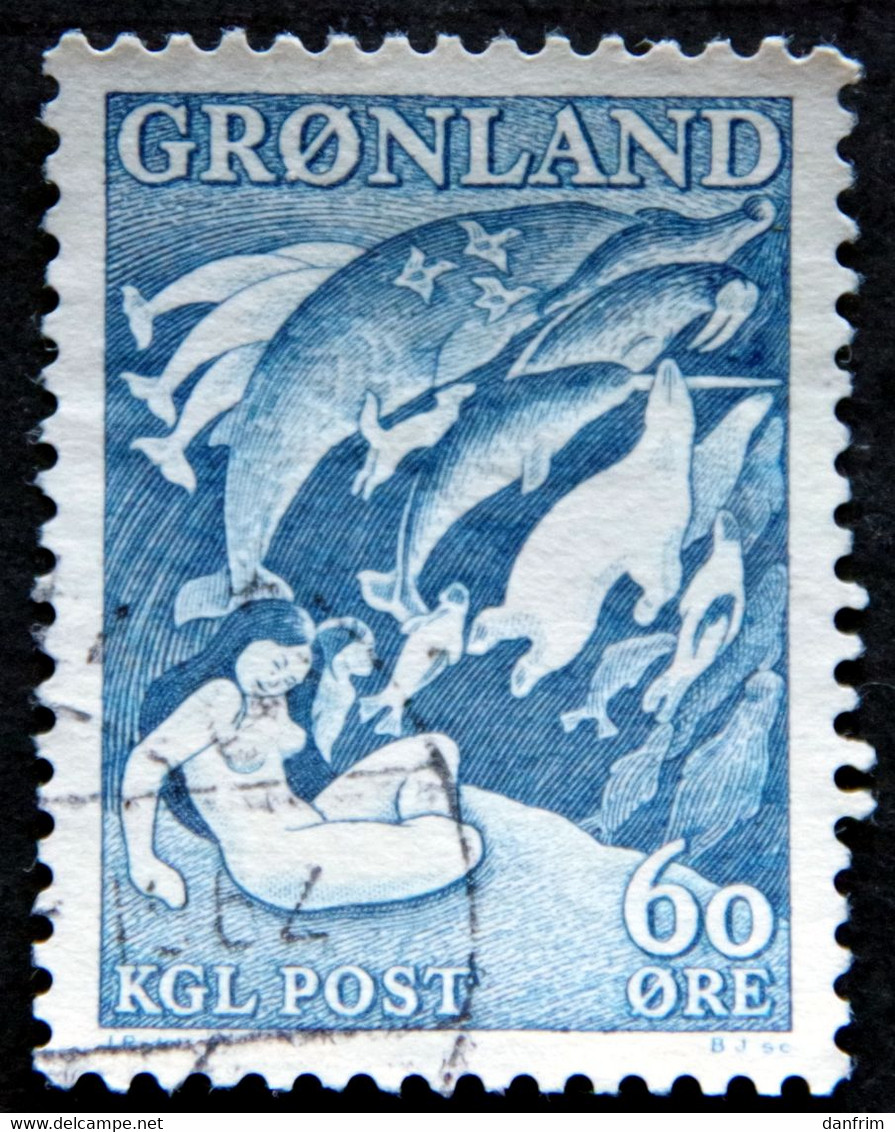 Greenland 1957  Legend.  MiNr.39  ( Lot H 775 ) - Gebraucht