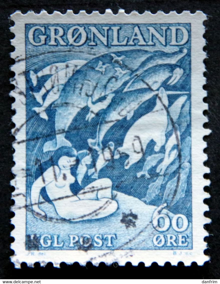 Greenland 1957  Legend.  MiNr.39  ( Lot H 776 ) - Gebraucht