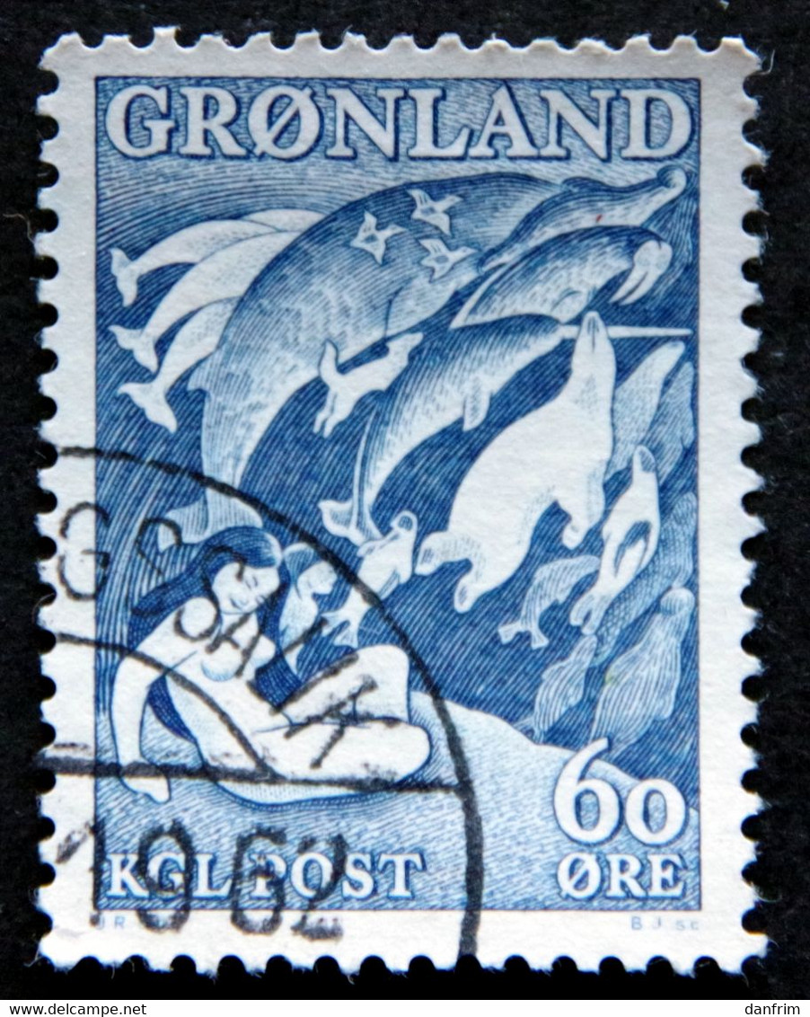 Greenland 1957  Legend.  MiNr.39  ( Lot H 780 ) - Oblitérés