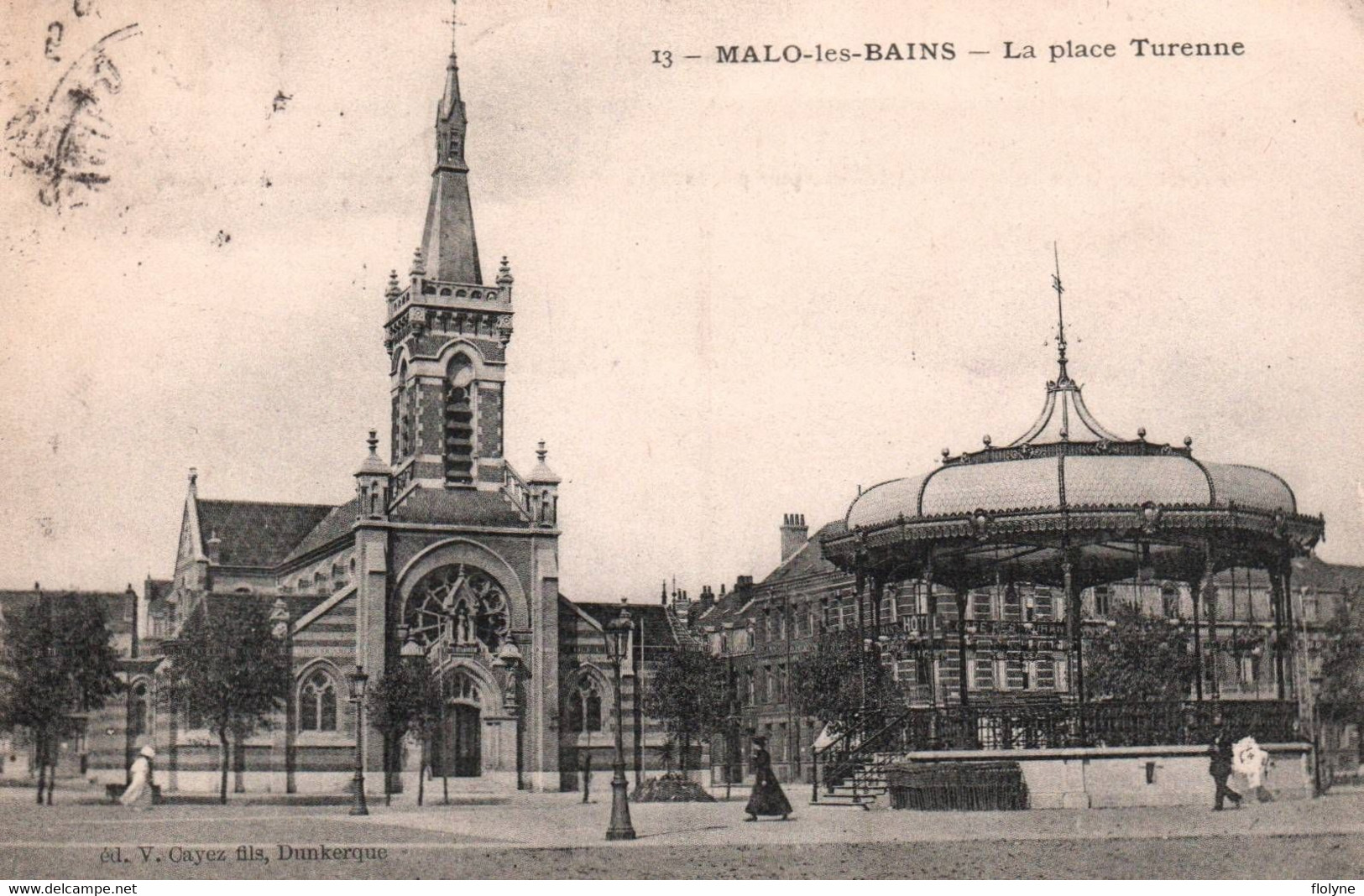 Malo Les Bains - La Place Turenne - Kiosque à Musique - Malo Les Bains