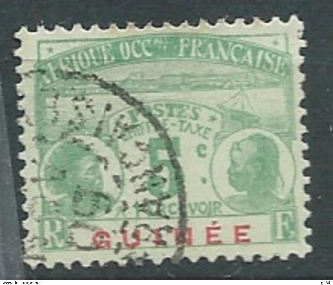 Guinée Française  - Taxe - Yvert N° 8 Oblitéré  -  AE 17740 - Otros & Sin Clasificación