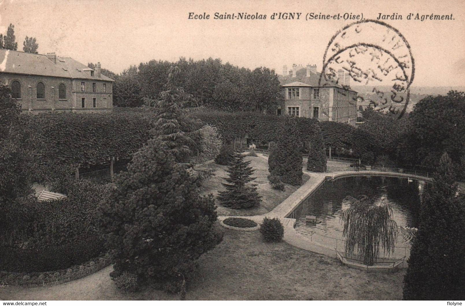 Igny - école Saint Nicolas - Jardin D'agrément - Igny