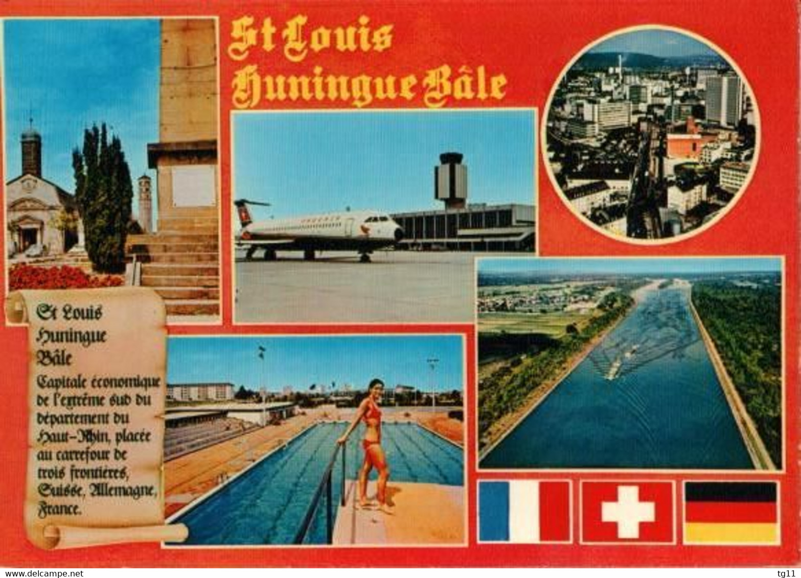 68 - SAINT-LOUIS-HUNINGUE-BALE - MULTIVUES - Saint Louis