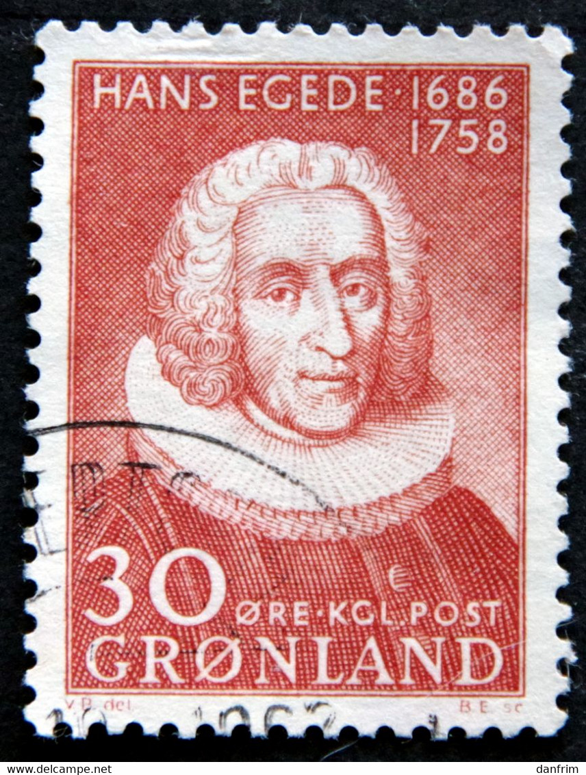 Greenland 1958 Hans Egede Missionær. Minr.42 ( Lot H 810 ) - Usados