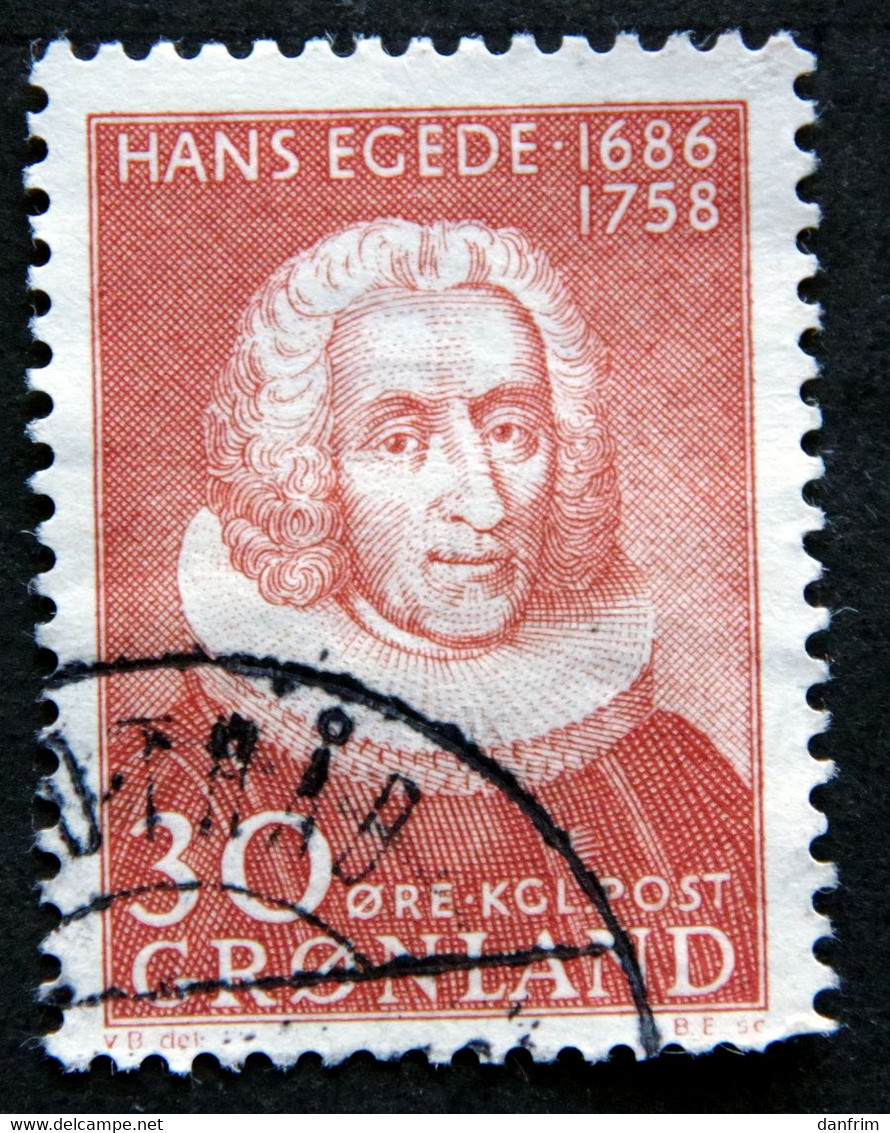 Greenland 1958 Hans Egede Missionær. Minr.42 ( Lot H 812 ) - Usados