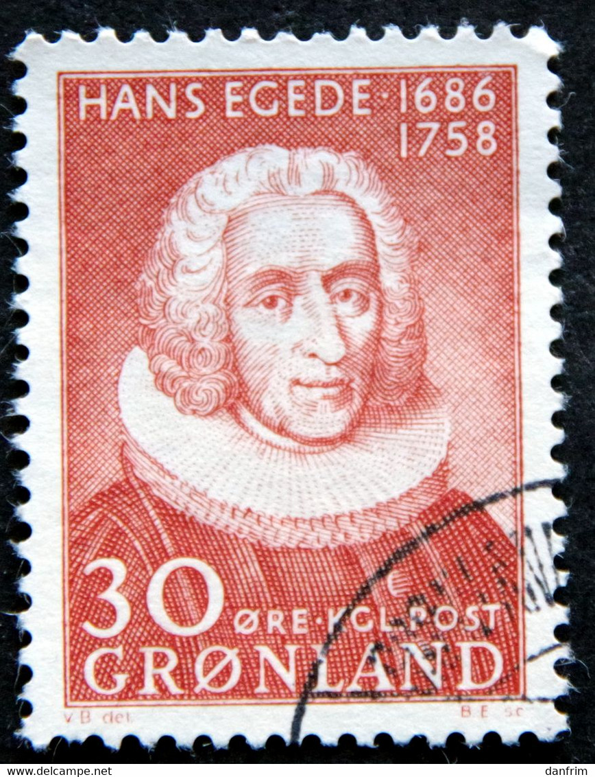 Greenland 1958 Hans Egede Missionær. Minr.42 ( Lot H 813 ) - Oblitérés