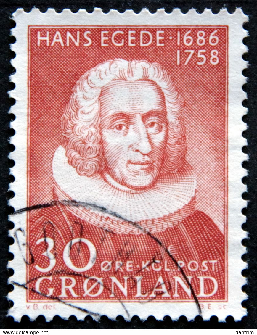 Greenland 1958 Hans Egede Missionær. Minr.42 ( Lot H 814 ) - Usados