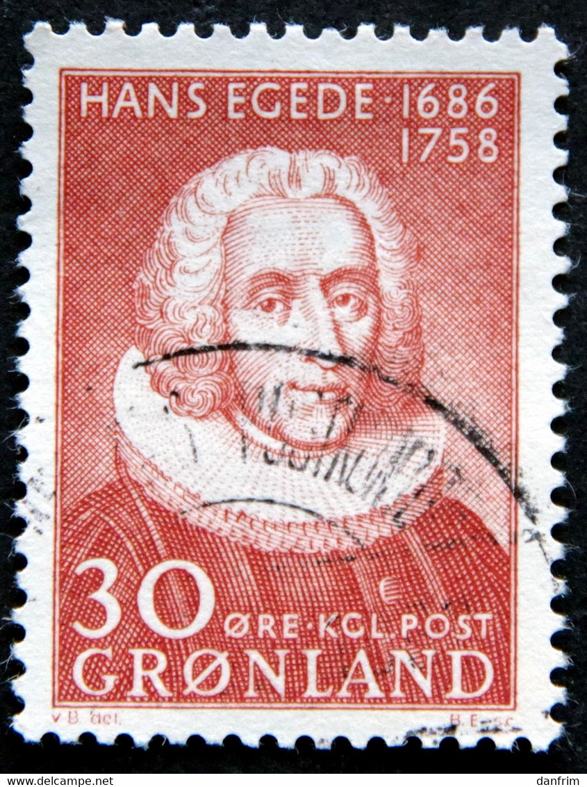 Greenland 1958 Hans Egede Missionær. Minr.42 ( Lot H 815 ) - Used Stamps