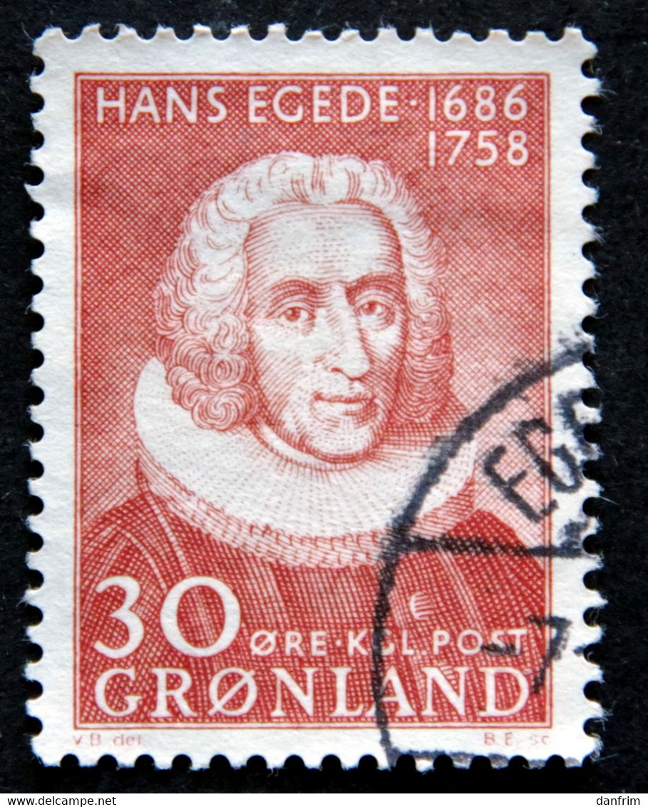 Greenland 1958 Hans Egede Missionær. Minr.42 ( Lot H 818 ) - Oblitérés