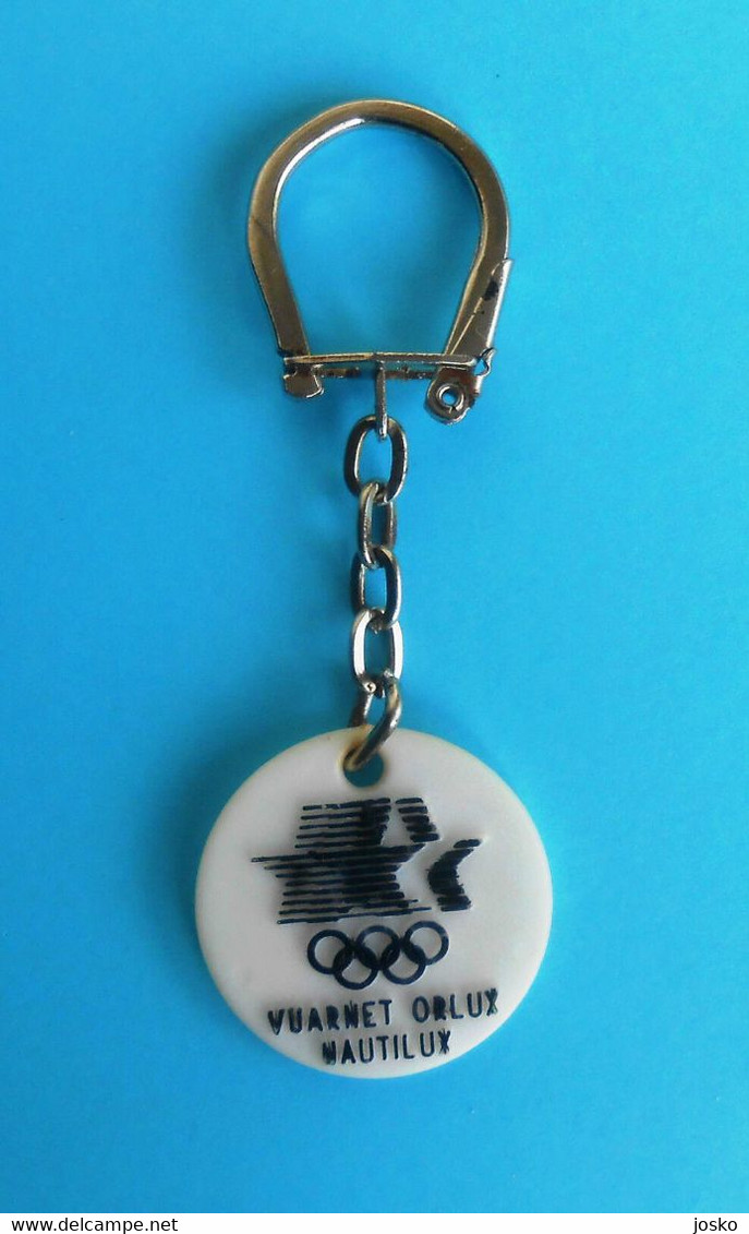 SUMMER OLYMPIC GAMES LOS ANGELES 1984 - Vintage Olympics Keychain * Olympiade Olympia Jeux Olympiques USA - Habillement, Souvenirs & Autres