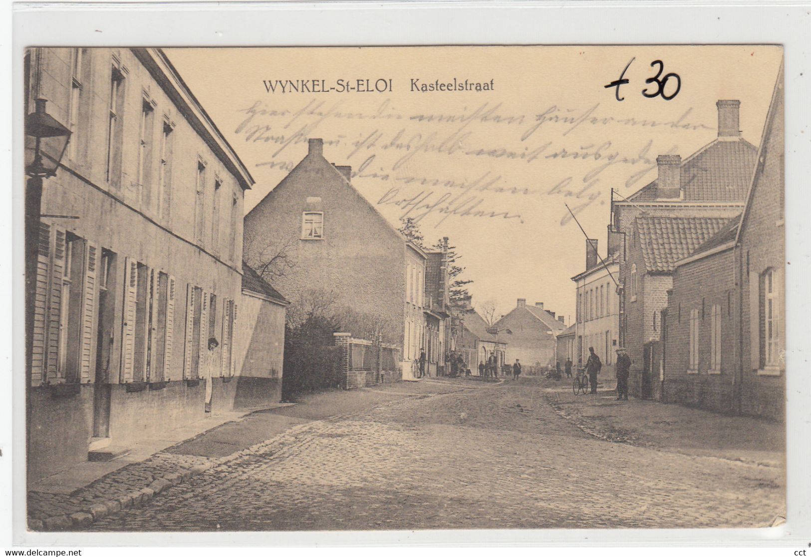 Wynkel-Sint-Eloi   Sint-Eloois-Winkel  Ledegem   Kasteelstraat    FELDPOST - Ledegem