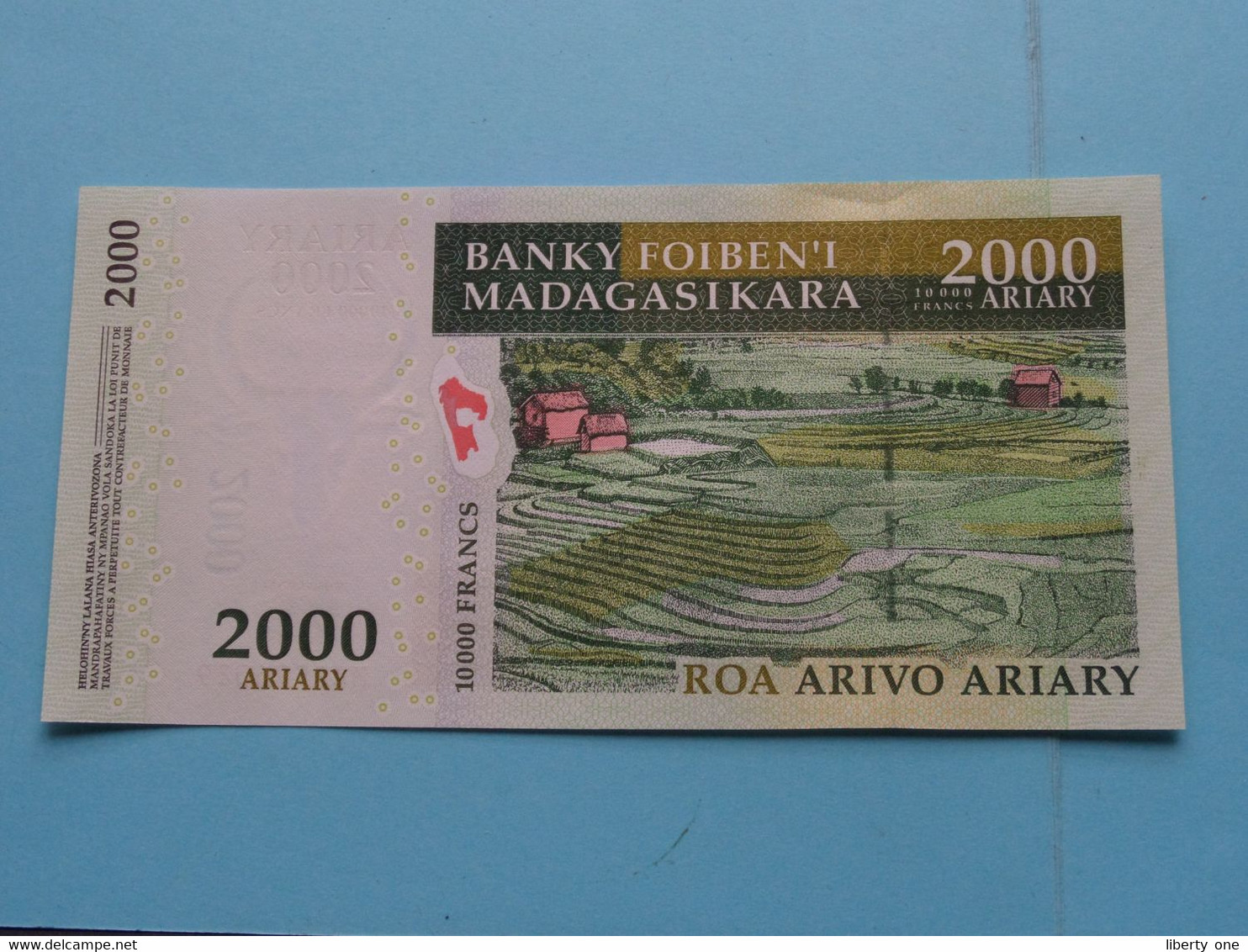 2000 Ariary ( 10000 Francs - MAP596029 ) Madagasikara ( For Grade, Please See Photo ) UNC ! - Madagaskar
