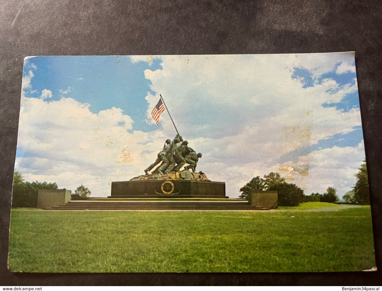 Cpa US MARINES CORPS WAR MÉMORIAL -IWA JIMA STATUE - Arlington - Années 50 - Arlington