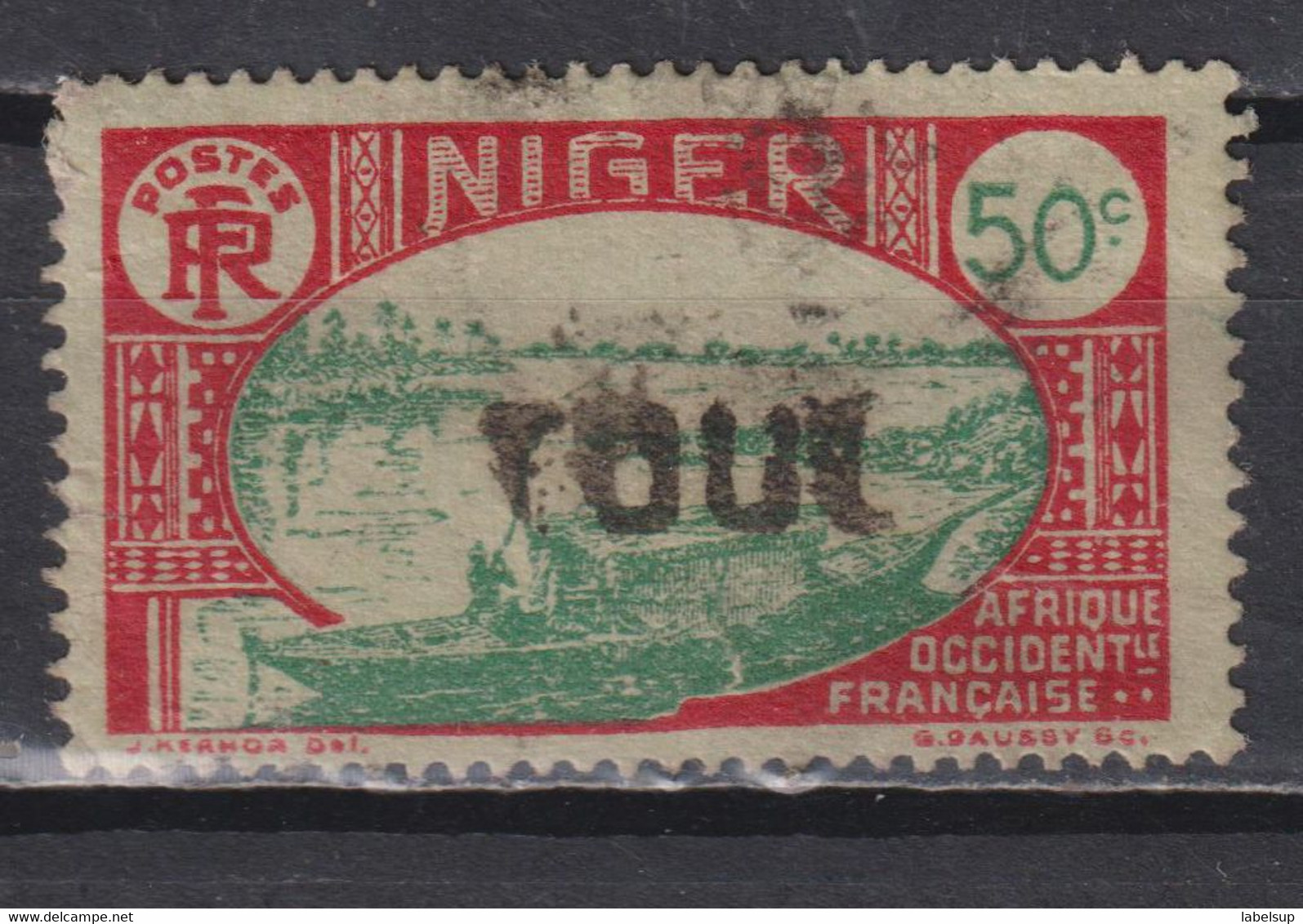 Timbre Oblitéré Du Niger De 1926 N°41 - Gebraucht