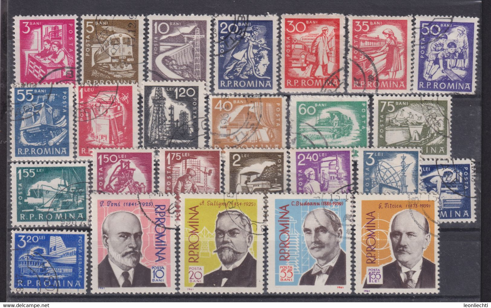 Rumänien Lot ° Briefmarken Gestempelt /  Stamps Stamped /  Timbres Oblitérés - Collections