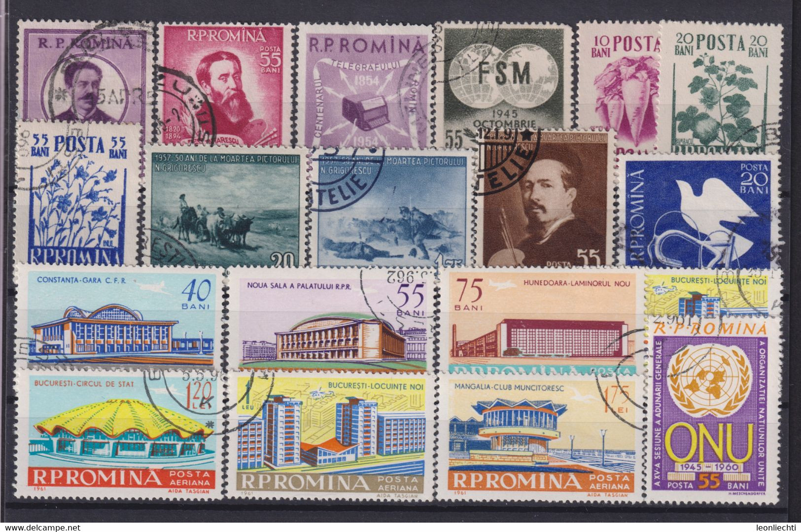 Rumänien Lot ° Briefmarken Gestempelt /  Stamps Stamped /  Timbres Oblitérés - Collections