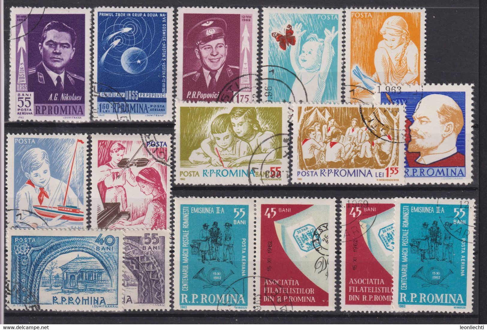 Rumänien Lot ° Briefmarken Gestempelt /  Stamps Stamped /  Timbres Oblitérés - Lotes & Colecciones