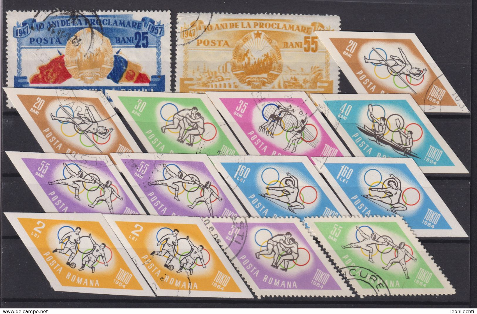 Rumänien Lot °  Briefmarken Gestempelt /  Stamps Stamped /  Timbres Oblitérés - Lotes & Colecciones