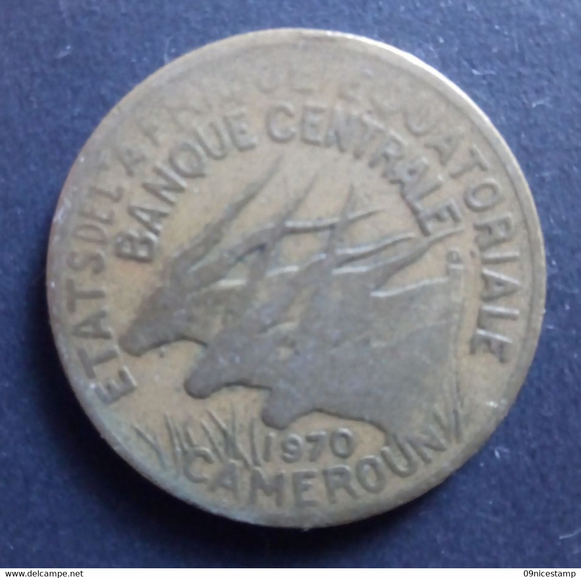 Cameroun, Year 1970, Used, Old 25 Franc - Cameroon