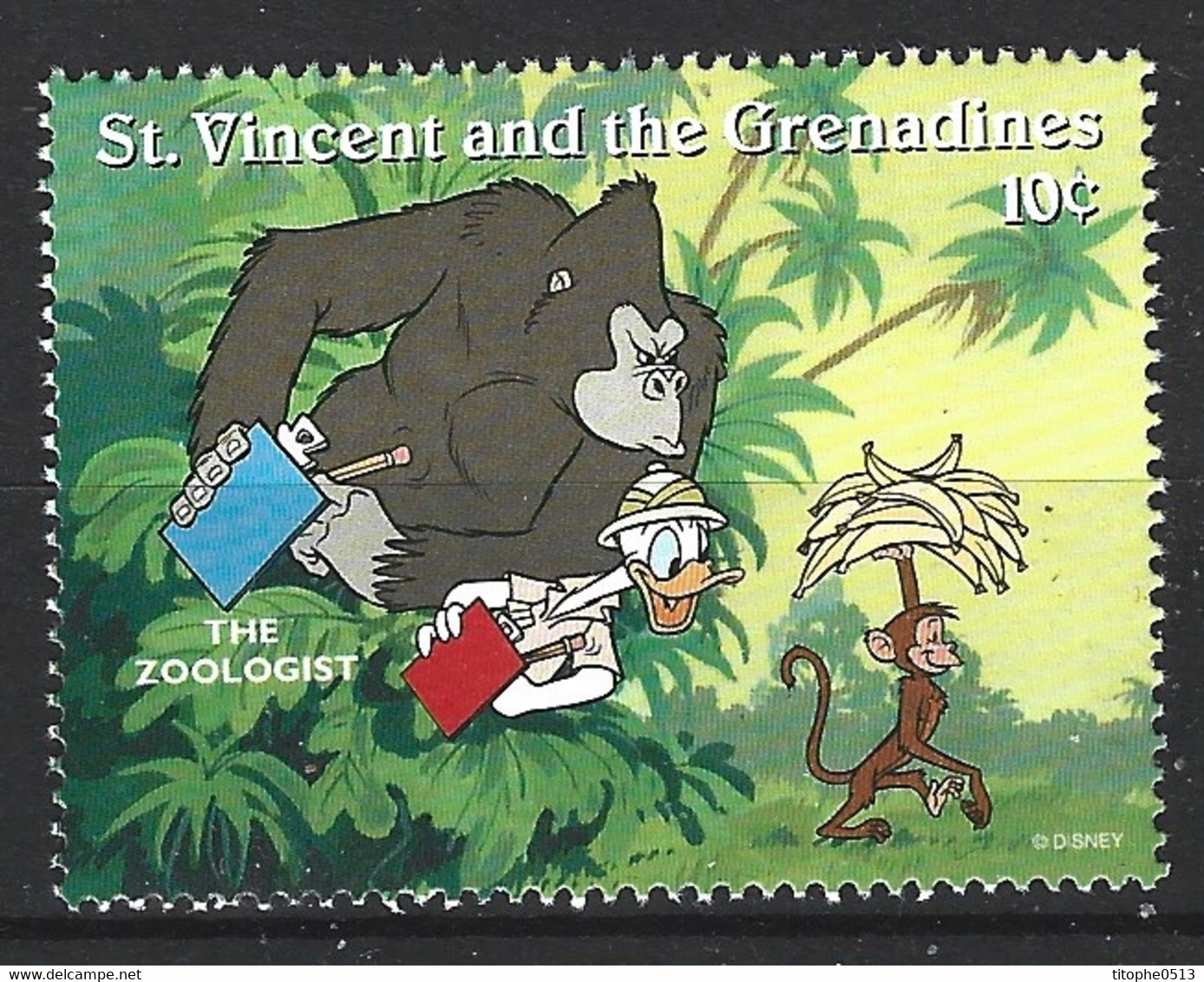 SAINT VINCENT. N°2698 De 1995. Gorille. - Gorilles