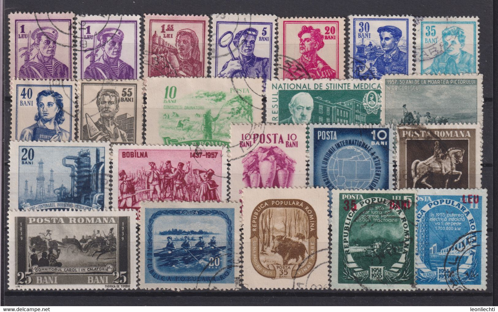 Rumänien Lot °  Briefmarken Gestempelt /  Stamps Stamped /  Timbres Oblitérés - Collections