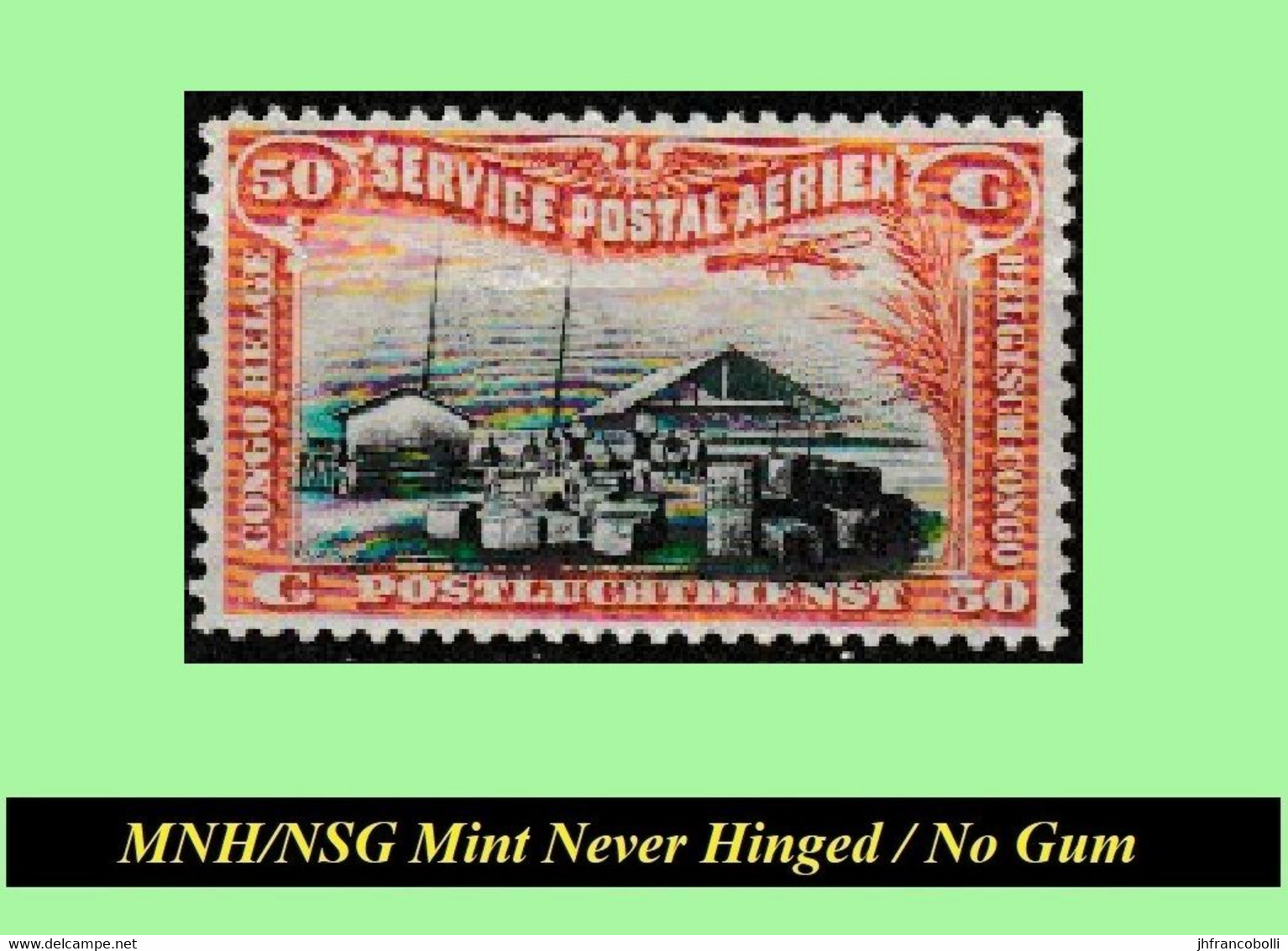 1921/30 ** BELGIAN CONGO / CONGO BELGE = COB MNH NSG AIRMAIL SELECTION PA01+02+04+06 [NO GUM] - Nuevos