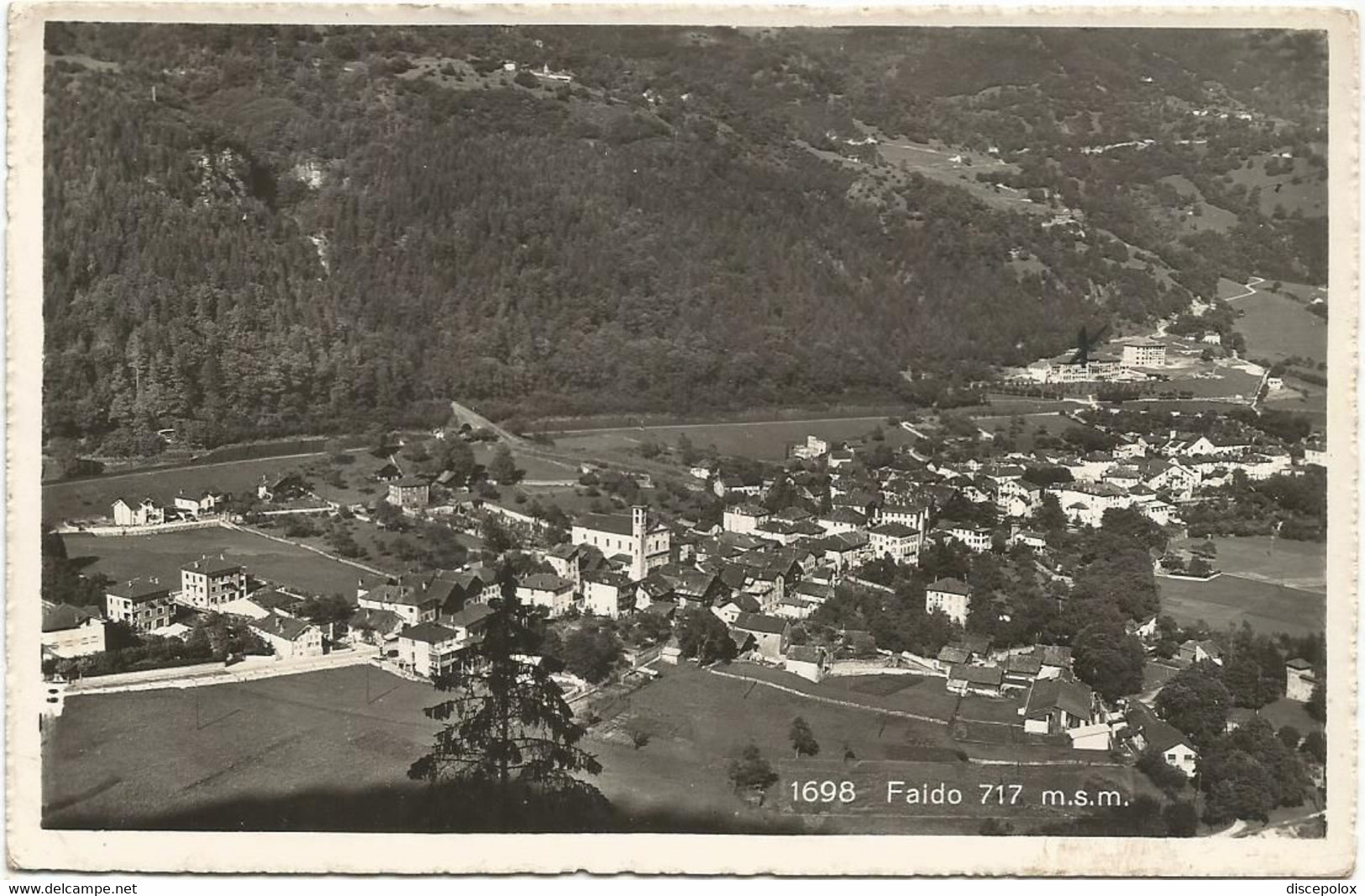 AC4555 Faido - Valle Levantina - Panorama Del Paese / Viaggiata 1951 - Faido