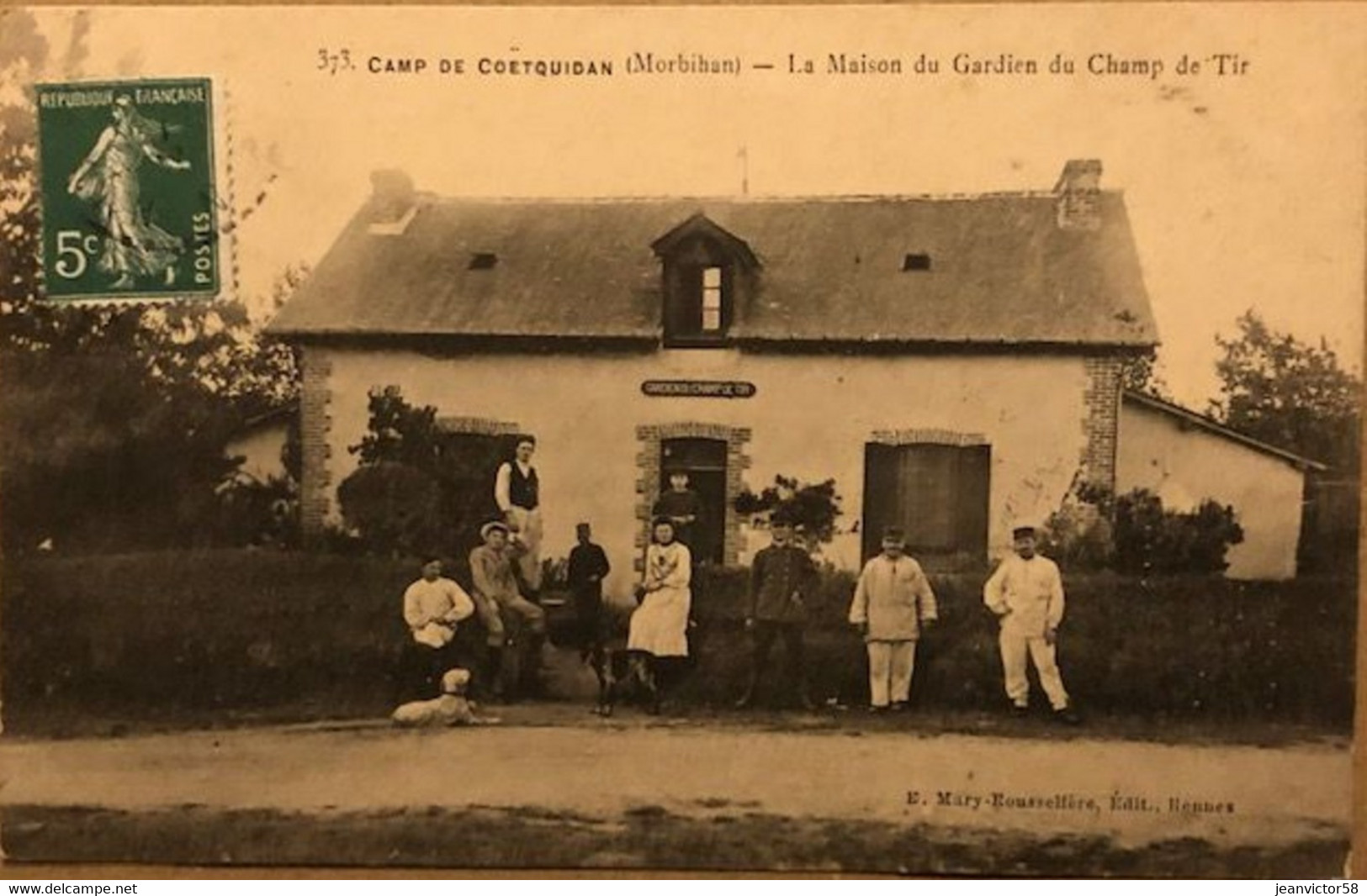 373 Guer Camp De Coëtquidan La Maison Du Gardien Du Champ De Tir - Guer Cötquidan