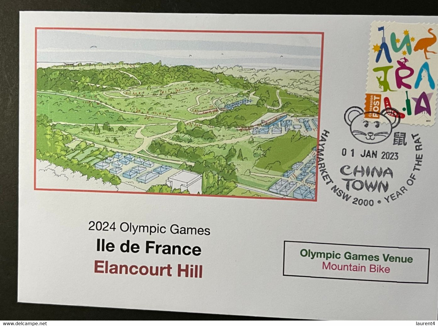 (2 N 34) 2024 France - Paris Olympic Games (1-1-2023) Location - Paris - Elancourt Hill (Mountain Bike) - Eté 2024 : Paris