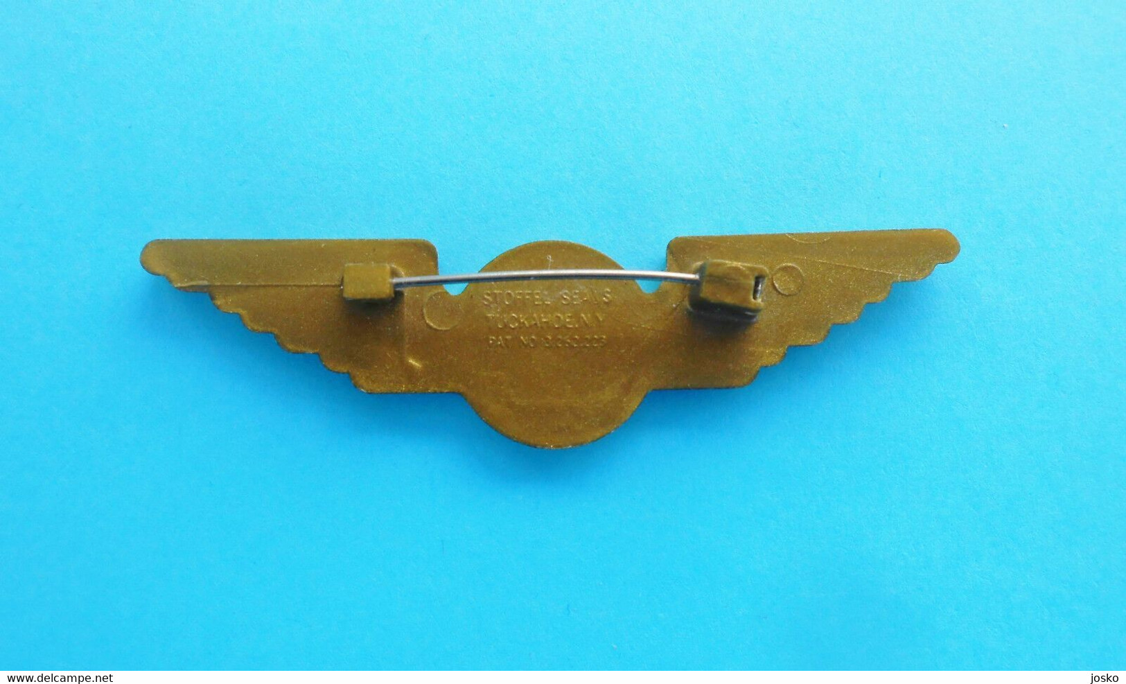 DELTA (Usa) - Original Vintage Pilot Wings Badge * Airways Airline Air Company Pilote Atlanta, Georgia United State - Crew-Abzeichen