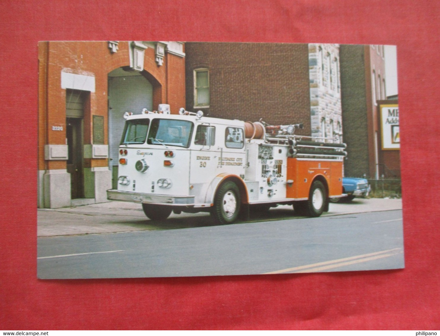 Fire Department.    Engine Company No. 30  Baltimore  Maryland > Baltimore  Ref 5884 - Baltimore