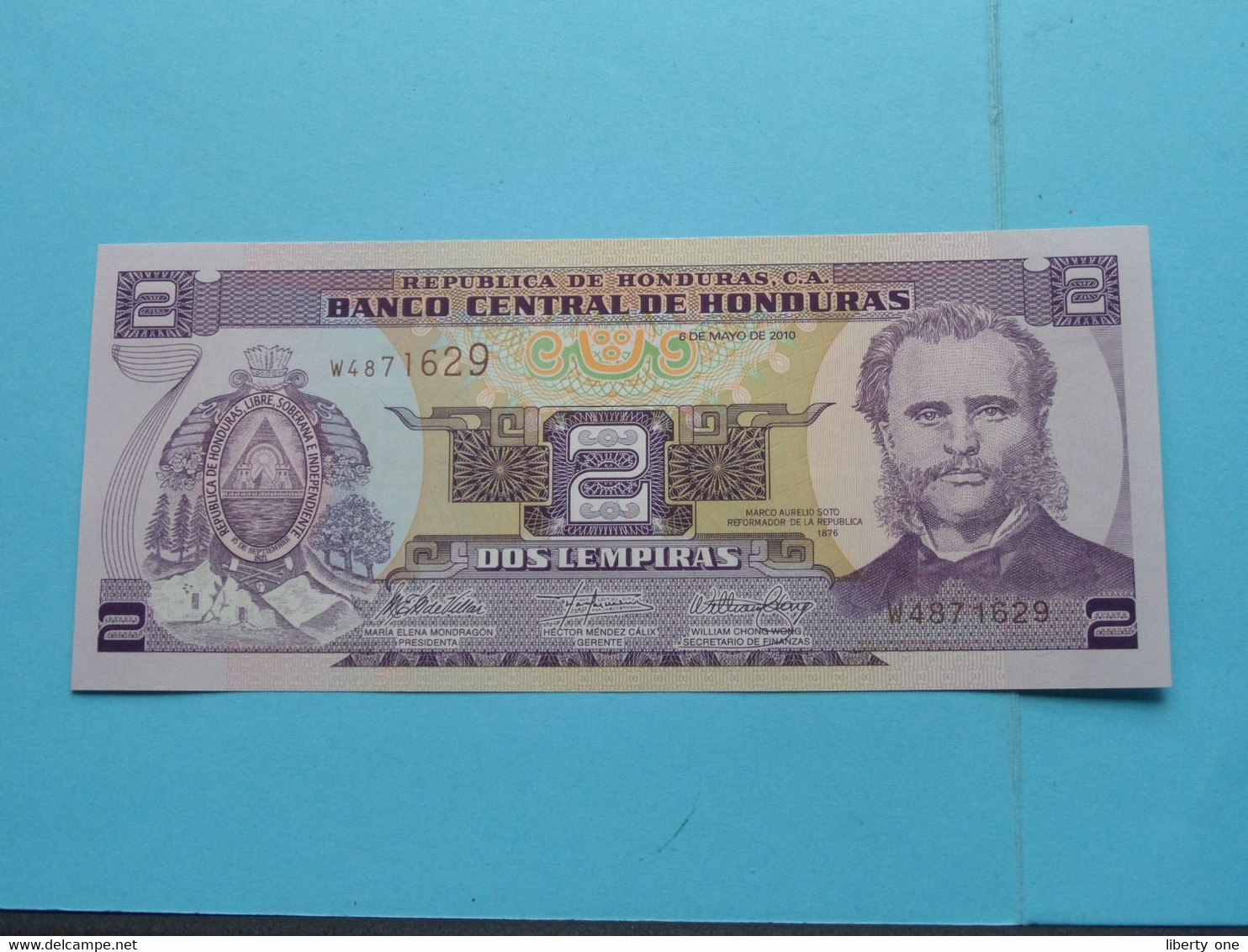 2 Lempiras ( 2010 ) Banco Central Da Honduras ( For Grade, Please See Photo ) UNC ! - Honduras