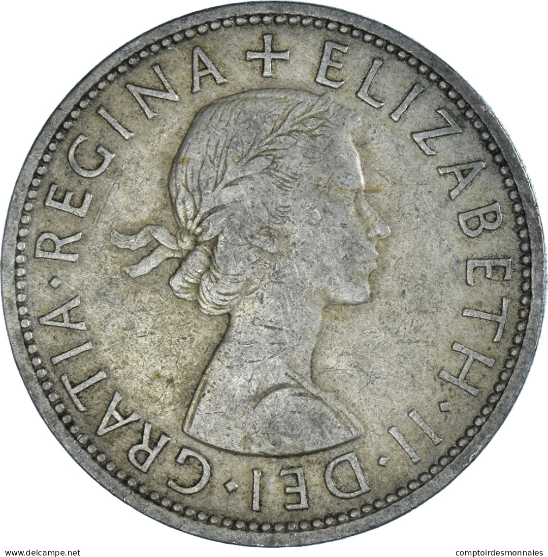 Monnaie, Grande-Bretagne, 1/2 Crown, 1956 - K. 1/2 Crown