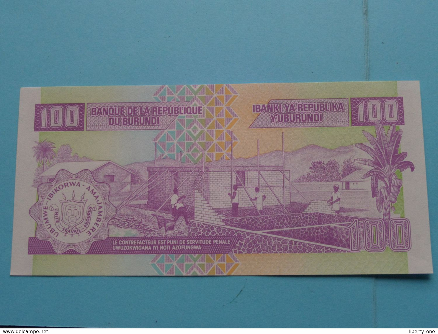 100 Francs - 2004 > Burundi ( For Grade, Please See Photo ) UNC ! - Erythrée