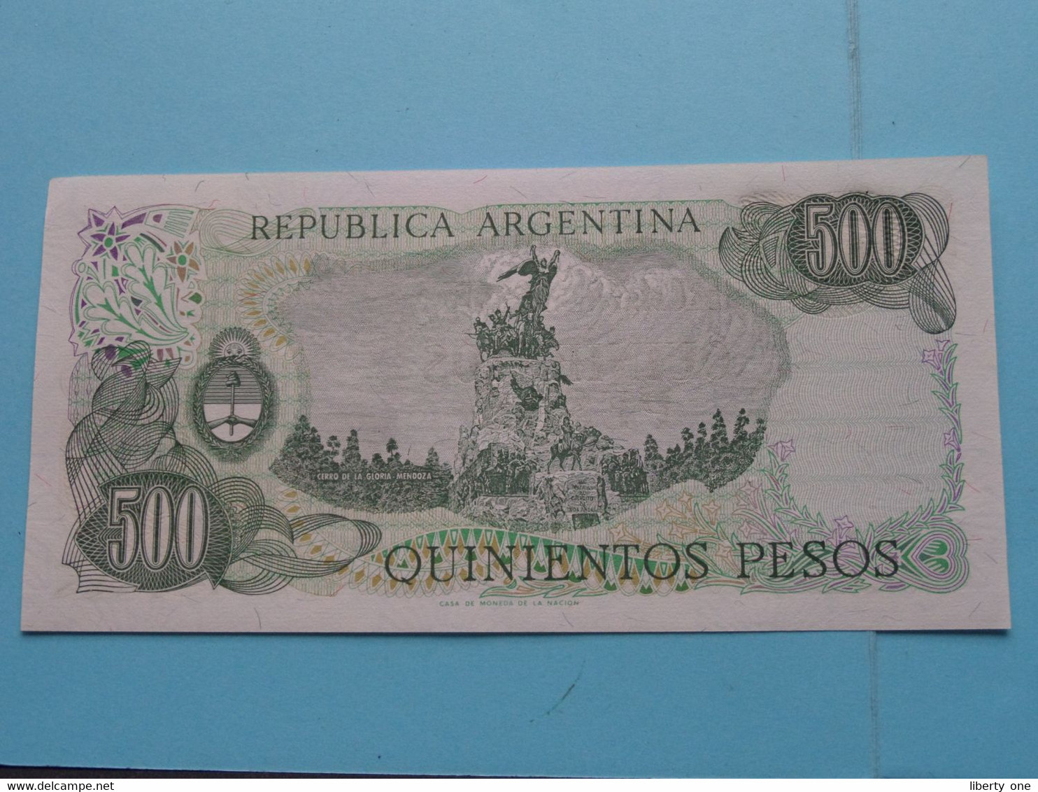 500 Quinientos Pesos ( Voir / See > Scans ) UNC ! - Argentine