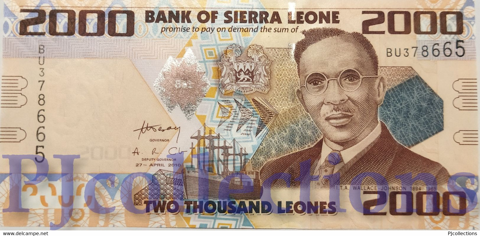 SIERRA LEONE 2000 LEONES 2010 PICK 31a UNC - Sierra Leone