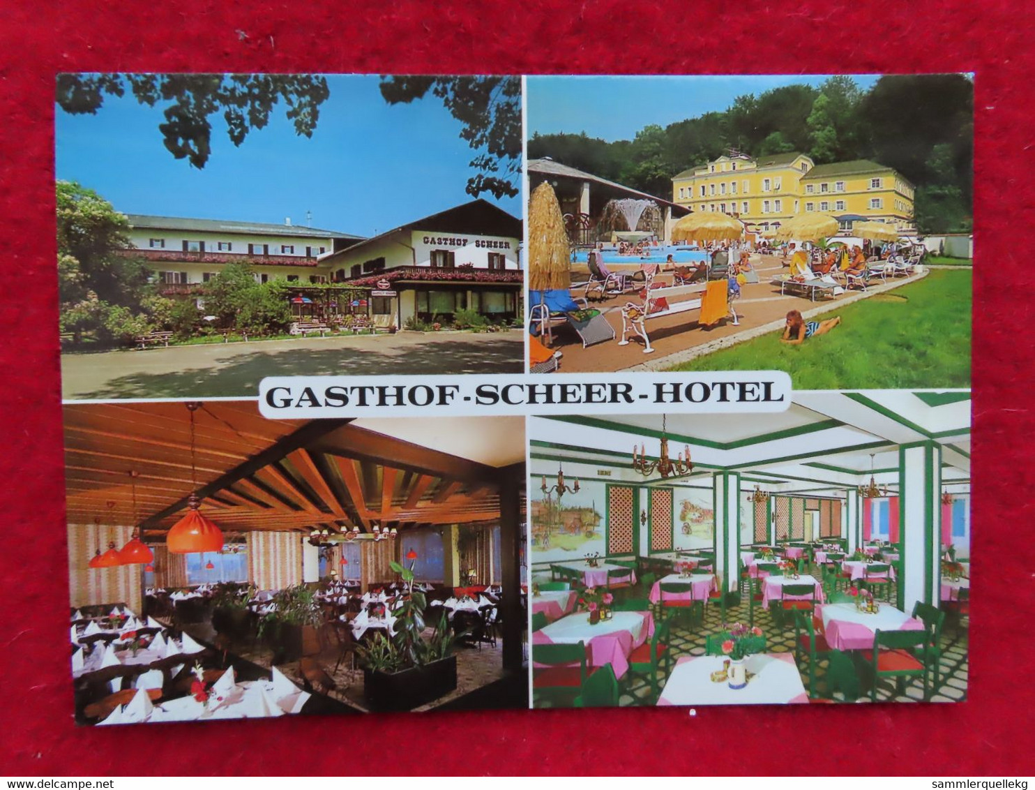 AK: Bad Gleichenberg, Hotel Zur Emmaquelle, Scheer-Tropper, Gelaufen 3. 10. 2000  (Nr.4366) - Bad Gleichenberg