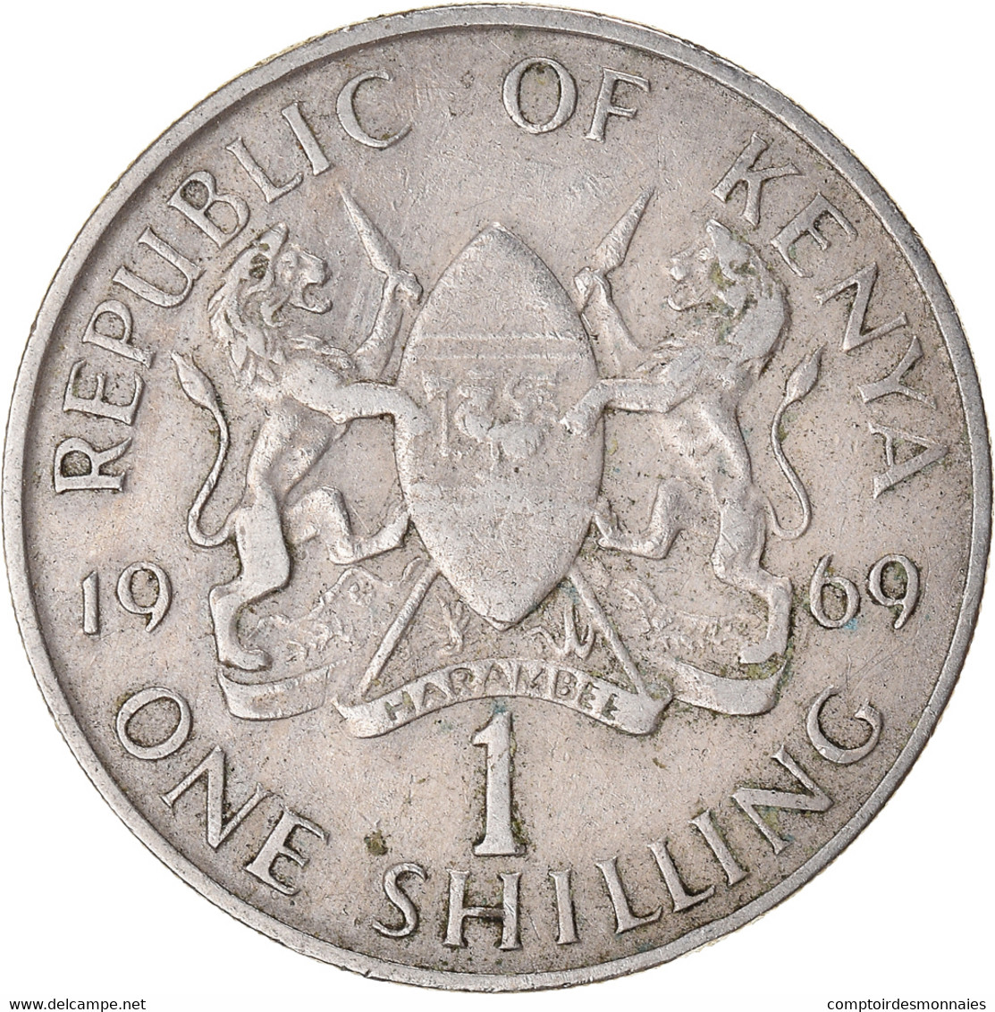 Monnaie, Kenya, Shilling, 1969 - Kenya