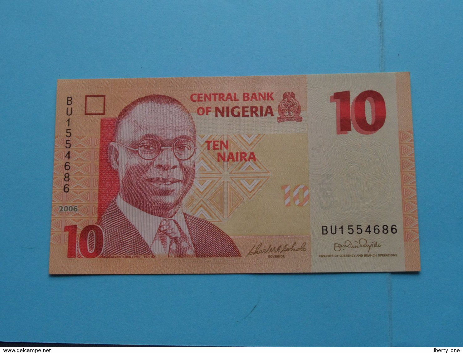 10 Ten NAIRA ( 2006 ) Central Bank Of Nigeria ( Voir / See > Scans ) UNC ! - Nigeria