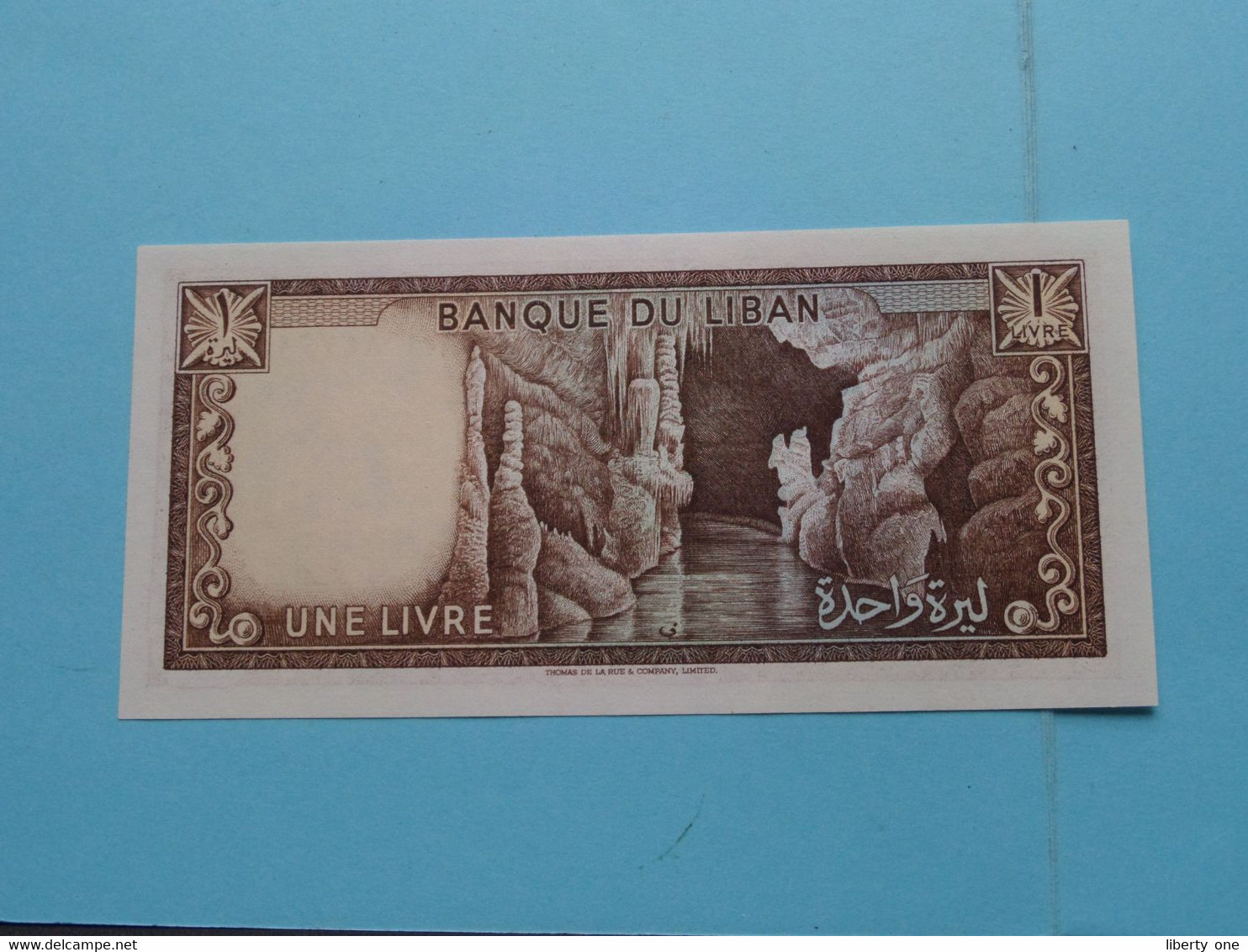 UNE (1) LIVRE > Banque Du LIBAN ( For Grade, Please See Photo ) UNC ! - Líbano