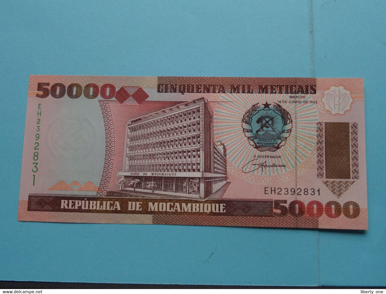 50.000 Meticais (1993) Mocambique ( For Grade See SCANS ) UNC ! - Mozambique