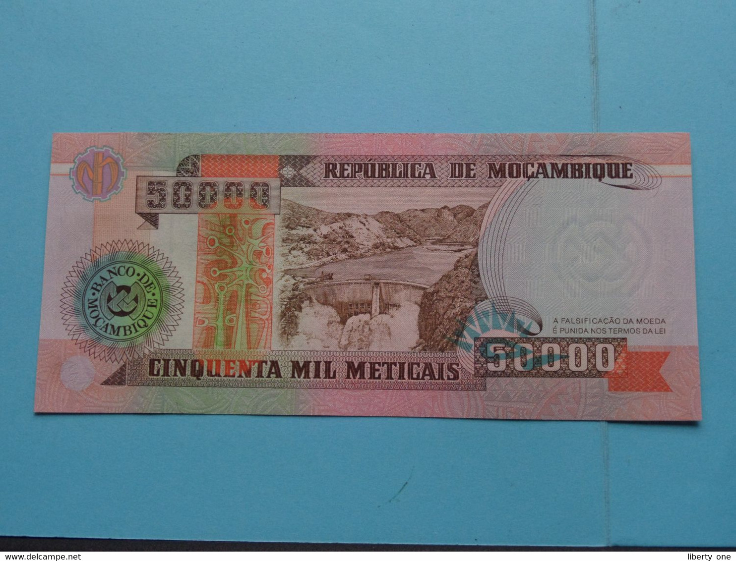 50.000 Meticais (1993) Mocambique ( For Grade See SCANS ) UNC ! - Mozambico