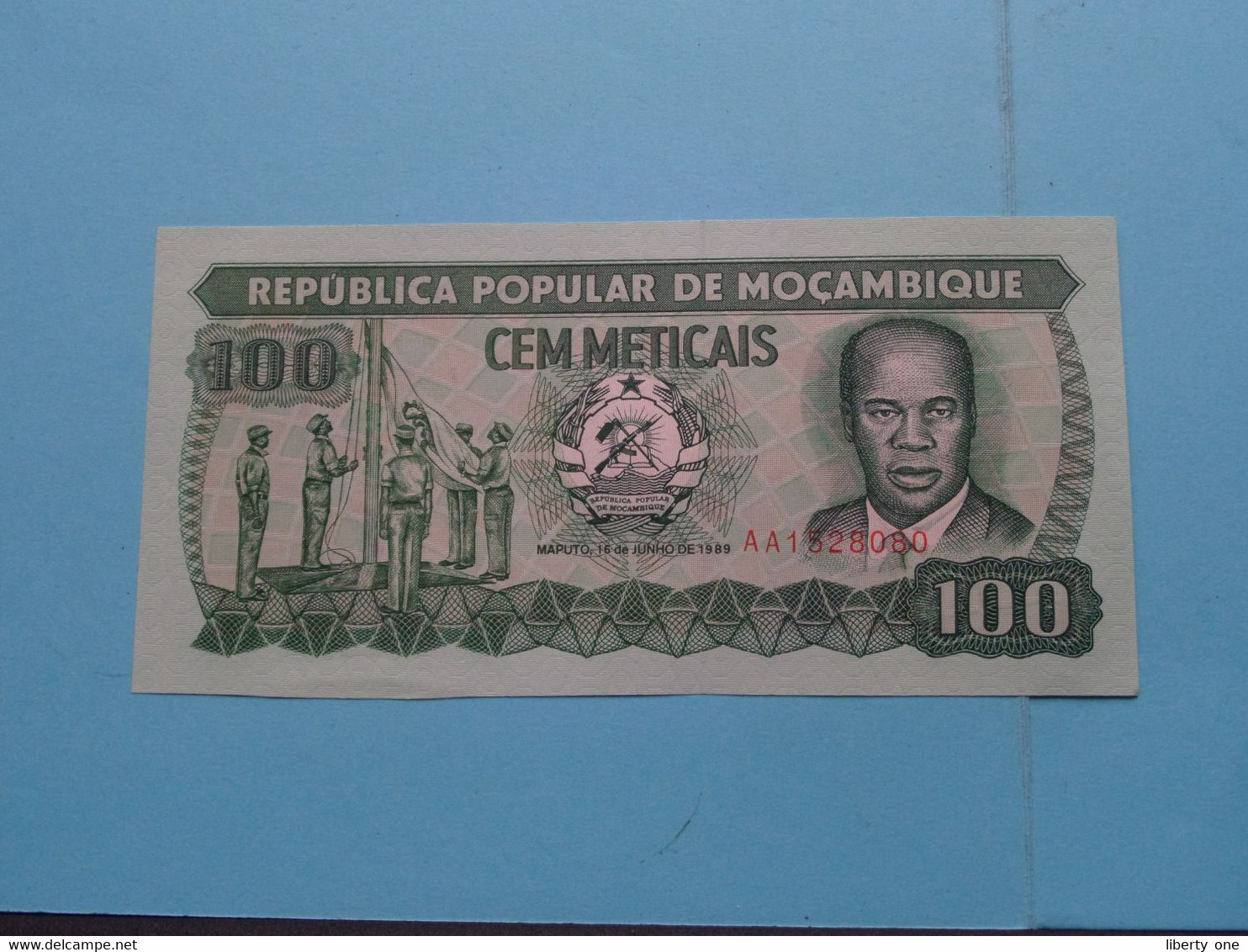 100 Meticais (1989) Mocambique ( For Grade See SCANS ) UNC ! - Mozambico