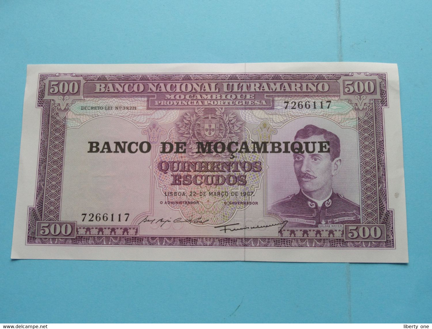 500 Escudos (1967) Moçambique ( For Grade See SCANS ) UNC ! - Mozambique