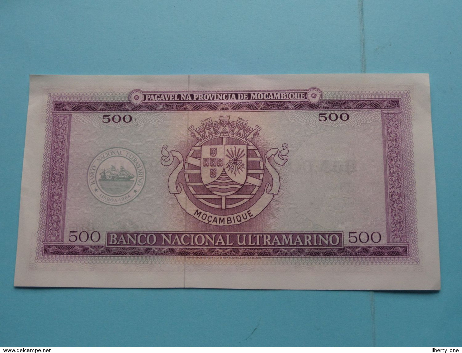 500 Escudos (1967) Moçambique ( For Grade See SCANS ) UNC ! - Mozambique