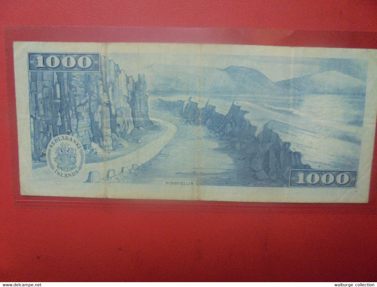 ISLANDE 1000 KRONUR 1961 Circuler (B.28) - Island